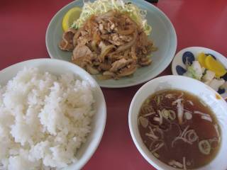 豚肉生姜焼+定食セット